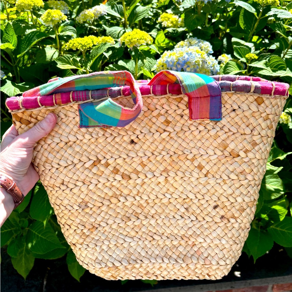 Vintage Ralph Lauren straw bag